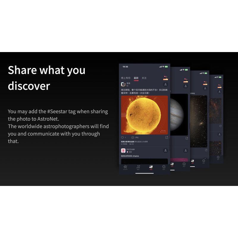 Telescopio Inteligente AP 50/250 Seestar S50